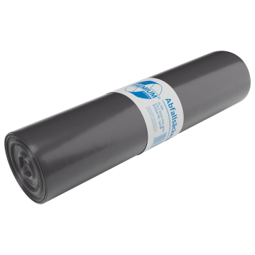 DEISS PREMIUM Abfallsack 70 Liter grau, 1320 g/ Rolle, Typ 100 1 Rolle = 25 Säcke - Bild-Darstellung des Produktes 1