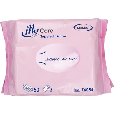 MaiMed® MyCare Supersoft Wipes, Haut- und Körperpflegetücher 1 Packung = 50 Tücher - Bild-Darstellung des Produktes 1