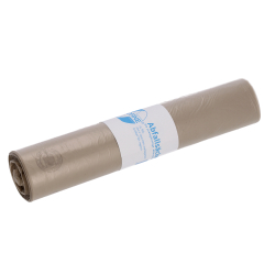 EMIL DEISS KG (GmbH + Co.) DEISS ECOFINE Abfallsack 120 Liter transp., 890 g/ Rolle, T60, Abfallsäcke hohe Folienelastizität für leichte Abfälle, (B x L): 700 x 1100 mm, 1 Rolle = 25 Säcke 19900