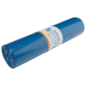 DEISS PREMIUM PLUS Müllsack 120L blau „Meistverkaufte“ Typ 70 1 Karton = 10 Rollen = 250 Säcke - Bild-Darstellung des Produktes 1