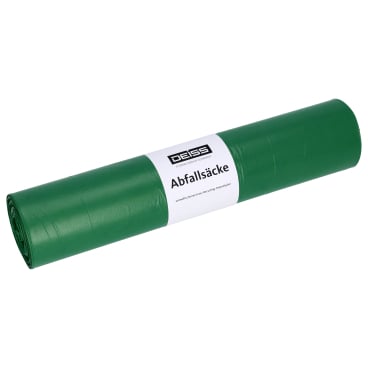DEISS BLAUER ENGEL Abfallsack 120 Liter grün, Typ 60 1 Rolle = 25 Stück - Bild-Darstellung des Produktes 1