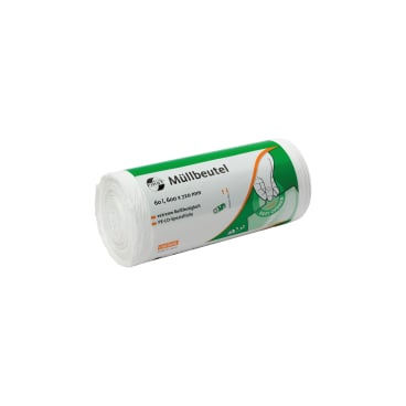 DEISS FIRST PLUS Abfallbeutel 60 Liter, weiss 1 Rolle = 50 Beutel - Bild-Darstellung des Produktes 1