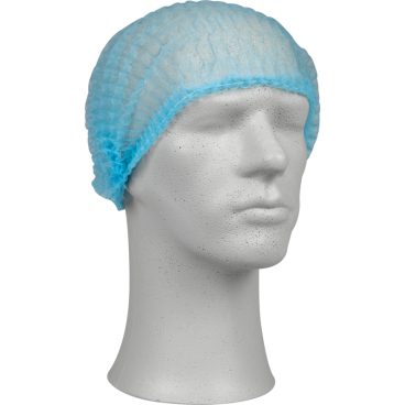 Abena® Classic Einweg-Haarnetz, unsteril, PP, blau 1 Karton = 6 Packungen à 200 Sück, Größe XL - Bild-Darstellung des Produktes 1