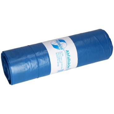 DEISS PREMIUM Abfallsack 120 Liter blau mit Zugband, Typ 80 1 Rolle = 25 Stück - Bild-Darstellung des Produktes 1