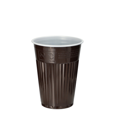 STARPAC Thermo-Automatenbecher, 0,18 l, braun/weiß 1 Packung = 100 Stück - Bild-Darstellung des Produktes 1