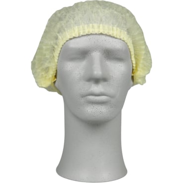 Abena® Classic Einweg-Haarnetz, unsteril, PP, gelb 1 Packung = 200 Stück, Größe XL - Bild-Darstellung des Produktes 1