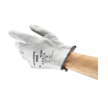 Ansell ActivArmr® 42-445 Handschuh, PSA Kategorie 3, weiß 1 Packung = 12 Paar, Größe 9 (L) - Bild-Darstellung des Produktes 1