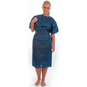 HYGOSTAR® Einweg-Patientenkittel 1 Karton = 50 Stück, Farbe: blau - Bild-Darstellung des Produktes 1