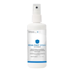 Paul Voormann GmbH PEVA FOOT Spray, Erfrischendes Fuß-Spray zur Vorbeugung vor übermäßiger Schweißbildung, 100 ml - Sprühflasche 149501