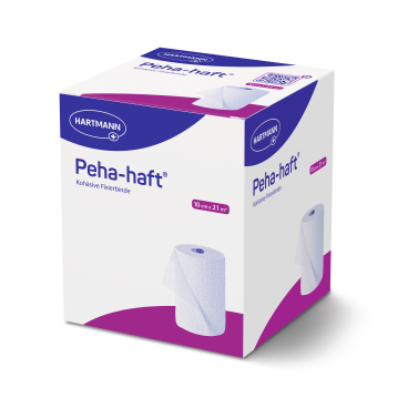 Peha-haft® Kohäsive Fixierbinde 10 cm x 21 m, elastisch 1 Packung = 1 Binde - Bild-Darstellung des Produktes 1
