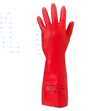 Ansell AlphaTec® Solvex® 37-900 Handschuh, PSA Kategorie 3, rot 1 Packung = 12 Paar, Größe 10 - Bild-Darstellung des Produktes 1