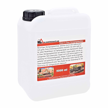 NOVADUR Steam & Clean Reinigungsdestillat, für Modellbau 5 l - Kanister - Bild-Darstellung des Produktes 1