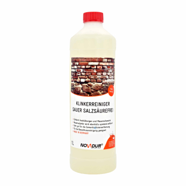 NOVADUR Klinkerreiniger sauer (Salzsäurefrei) 1000 ml - Flasche - Bild-Darstellung des Produktes 1