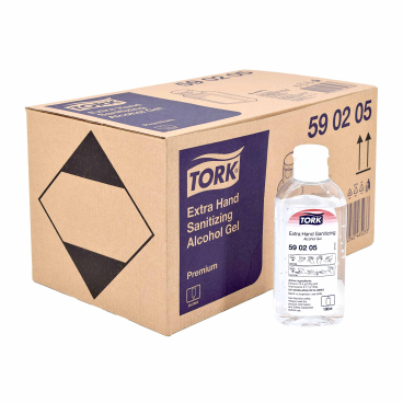 Tork Extra Händedesinfektionsgel Alkohol 1 Karton = 24 Flaschen à 100 ml - Bild-Darstellung des Produktes 1