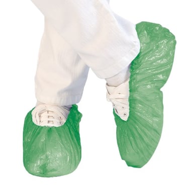 HYGOSTAR® Standard Überschuhe 1 Karton = 20 Packungen = 2000 Stück, 40 my, grün - Bild-Darstellung des Produktes 1