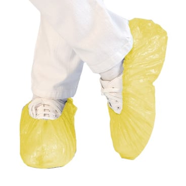 HYGOSTAR® Standard Überschuhe 1 Karton = 20 Packungen = 2000 Stück, 40 my, gelb - Bild-Darstellung des Produktes 1