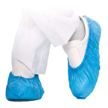 HYGOSTAR® CPE Überschuhe für HYGOMAT 1 Packung = 110 Stück, blau, Größe: 47 cm - Bild-Darstellung des Produktes 1