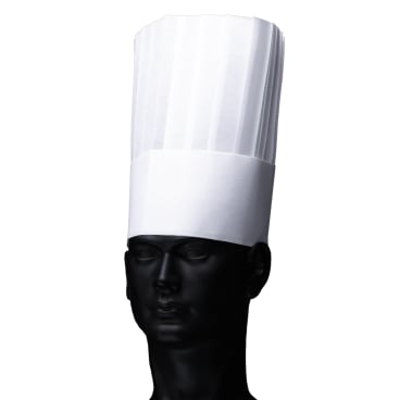 TOP COMFORT PROFI Kochmütze, weiß, Papier 1 Karton = 20 Packungen à 10 Stück - Bild-Darstellung des Produktes 1