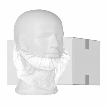 MED-COMFORT Bartmasken, PP, weiß 1 Karton = 10 Packungen à 100 Stück - Bild-Darstellung des Produktes 1