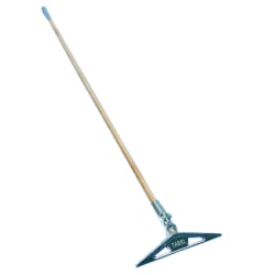Diversey Europe B.V. TASKI Schwammklammer 40 cm mit Holzstiel, zum Auftragen von Wachsen, Emulsion etc., Breite: 40 cm 7501090