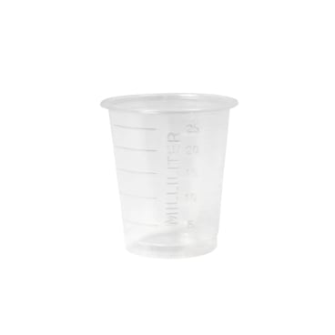 MED-COMFORT BASIC Einweg-Medizinbecher, 30 ml 1 Packung = 90 Stück, Farbe: transparent - Bild-Darstellung des Produktes 1
