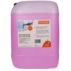 NOVADUR PRODUKTCHEMIE GmbH NOVADUR Fensterreiniger mit Lotus-Effekt, Fensterreiniger zur Verdünnung in Wasser, 10,1 kg - Kanister 010.226B