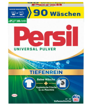 Persil Universal Pulver Tiefenrein Vollwaschmittel 5,4 kg - Packung, für ca. 90 Waschladungen - Bild-Darstellung des Produktes 1