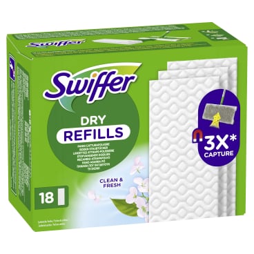 Swiffer Trocken Wischtücher Nachfüllpackung, 18er mit Duft 1 Packung = 18 Stück - Bild-Darstellung des Produktes 1