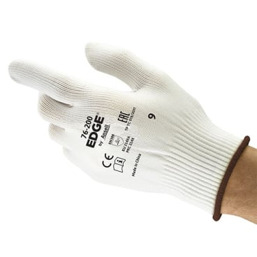 Ansell EDGE® 76-200 Stickhandschuh, PSA Kategorie 2, weiß 1 Packung = 12 Paar, Größe 8 - Bild-Darstellung des Produktes 1