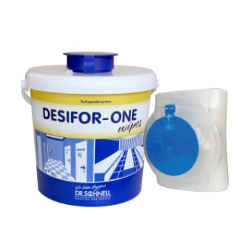 Dr. Schnell DESIFOR-ONE Wipes, Tuchspendersystem 1 Spendereimer, inkl. Ring, Deckel und Popup - Bild-Darstellung des Produktes 1