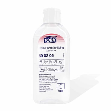 Tork Extra Händedesinfektionsgel Alkohol 100 ml - Flasche - Bild-Darstellung des Produktes 1