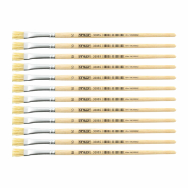 STYLEX® Borstenpinsel 1 Beutel = 12 Stück, Nr. 10 - Bild-Darstellung des Produktes 1