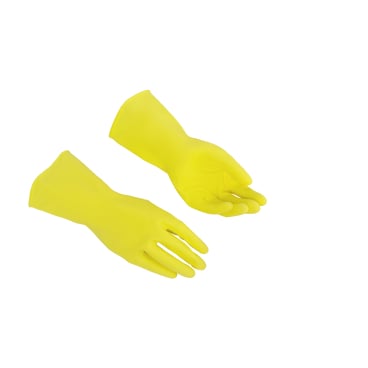 Vileda Professional Contract Latexhandschuh, gelb 1 Paar, Größe: M (7,5) - Bild-Darstellung des Produktes 1