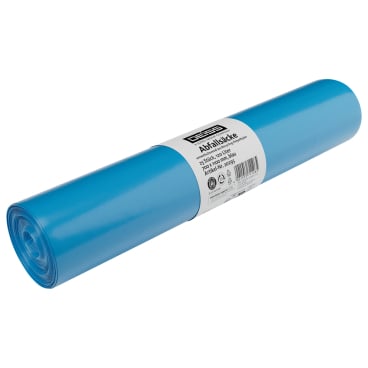 Deiss Müllsäcke 120 Liter, Typ 60, aus LDPE, blau 1 Karton = 10 Rollen - Bild-Darstellung des Produktes 1