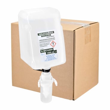 Cosmos Oberflächenreiniger WC-Clean für WC-Brille 1 Karton = 6 Kartuschen à 1 Liter - Bild-Darstellung des Produktes 1