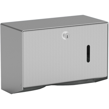 Handtuchpapierspender UNIversal H1, abschließbar Aluminium, mattsilber eloxiert, (B x H x T) 275 x 190 x 130 mm kaufen