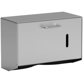 Handtuchpapierspender UNIversal mit Schnappschloss Aluminium, mattsilber eloxiert kaufen