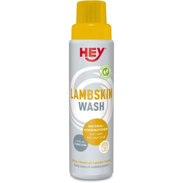 HEY® Lambskin Wash, Lederpflege, 12 Waschladungen 250 ml - Flasche - Bild-Darstellung des Produktes 1