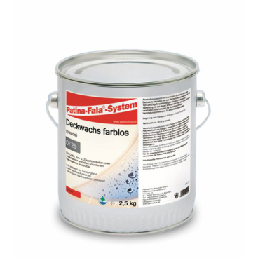 Patina-Fala® Deckwachs farblos (pastös), DW25 2,5 kg - Eimer - Bild-Darstellung des Produktes 1