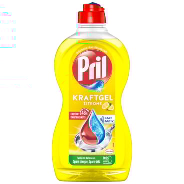 Pril Kraft-Gel Handspülmittel 450 ml - Flasche, Zitrone - Bild-Darstellung des Produktes 1