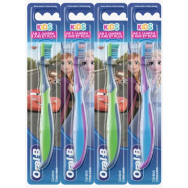 Oral-B Kids Kinderzahnbürste, ab 3 Jahre 1 Stück - Bild-Darstellung des Produktes 1