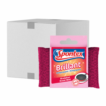 Spontex Brillant  Reinigungspad kratzfrei 1 Karton = 12 Packungen - Bild-Darstellung des Produktes 1