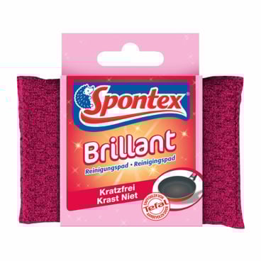 Spontex Brillant Reinigungspad kratzfrei 1 Packung = 1 Schwamm - Bild-Darstellung des Produktes 1