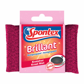 Spontex 19311013 Scheuerschwamm extra stark - 2 langanhaltende Scheuerschwämme. ideal für Töpfe