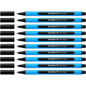 Schneider Slider Edge Kugelschreiber 1 Packung = 10 Stück, XB, schwarz - Bild-Darstellung des Produktes 1