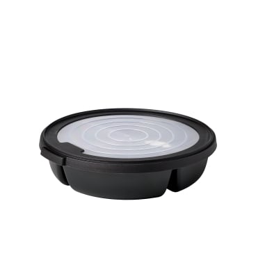 Mepal Duo Pro Essschale mit Deckel, wiederverwendbar 350 + 700 ml, Farbe: nordic black - Bild-Darstellung des Produktes 1