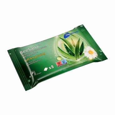 BeeSana® feuchter Waschhandschuh, gebrauchsfertig 1 Packung = 8 Stück - Bild-Darstellung des Produktes 1