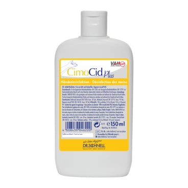 Dr. Schnell CimoCid Plus Händedesinfektion, VAH-gelistet 150 ml - Flasche - Bild-Darstellung des Produktes 1