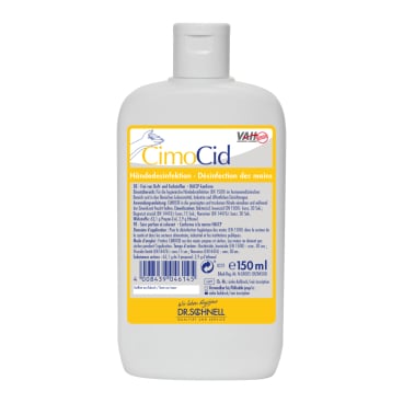 Dr. Schnell CimoCid Händedesinfektionsmittel, begrenzt viruzid 150 ml - Flasche - Bild-Darstellung des Produktes 1