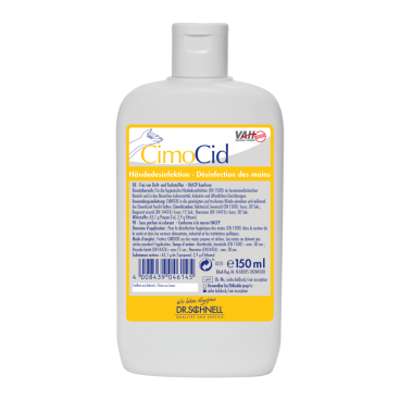 Dr. Schnell CimoCid Händedesinfektionsmittel, begrenzt viruzid 1 Karton = 35 Flaschen à 150 ml - Bild-Darstellung des Produktes 1